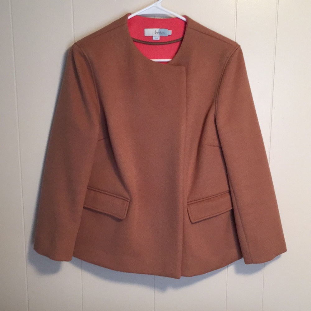 Boden Camel Wool Coat